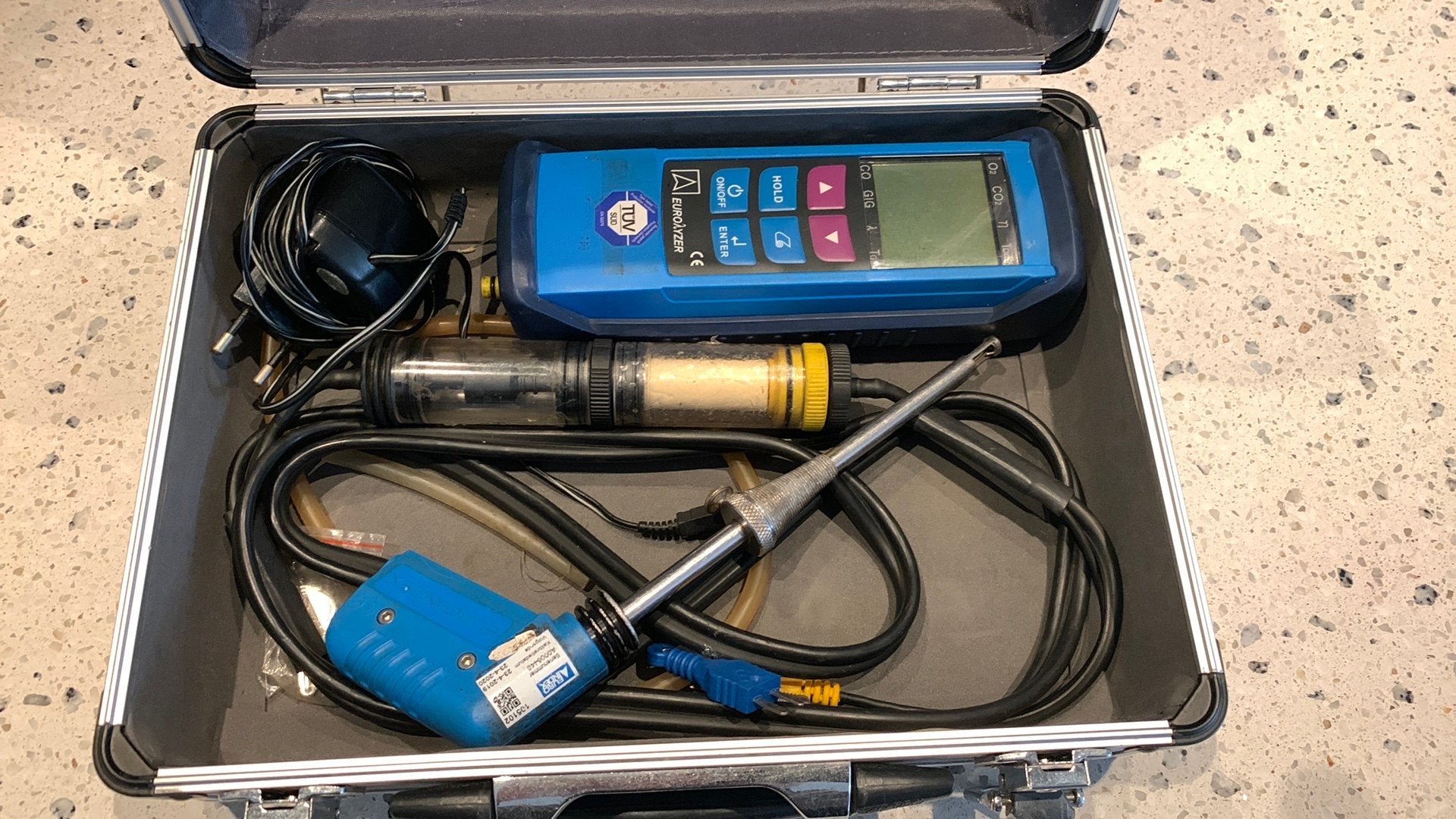 Eurolyzer Rookgas meter voor CV ketels, Ophalen of Verzenden, Gebruikt, Overige meters