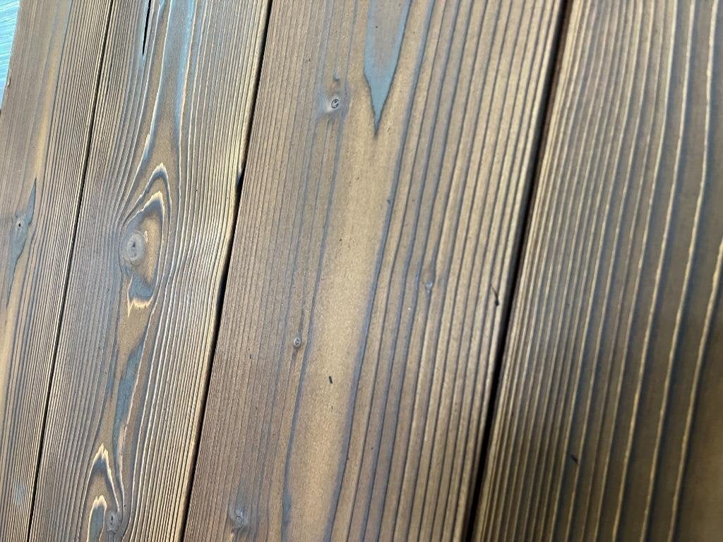 Planken gebrand en geborsteld vuren hout 185mm  HELSINKI, Ophalen of Verzenden, Nieuw
