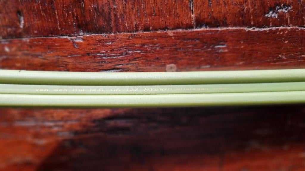 Van den Hul CS122 groen, Ophalen of Verzenden, Gebruikt, 2 tot 5 meter, Luidsprekerkabel