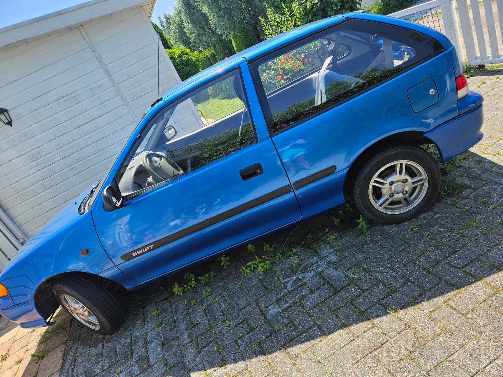 Suzuki Swift 1.0 2002 Blauw, Auto's, Suzuki, Particulier, Swift, Benzine, A, Hatchback, Handgeschakeld, Origineel Nederlands, Blauw