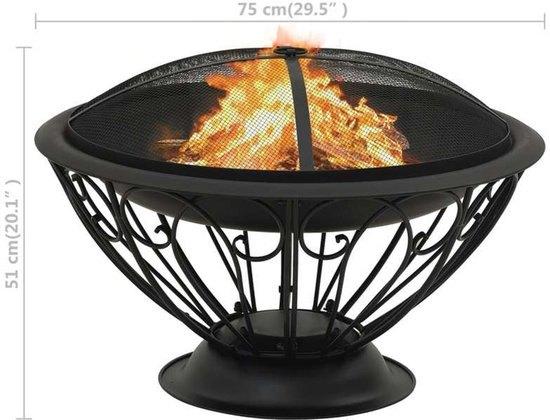 Vuurschaal – Vuurkorf – Tuinverwarmer – Buitenhaard – 75 Cm, Corvance B.V., Verzenden, Nieuw, Corvancebol@gmail.com