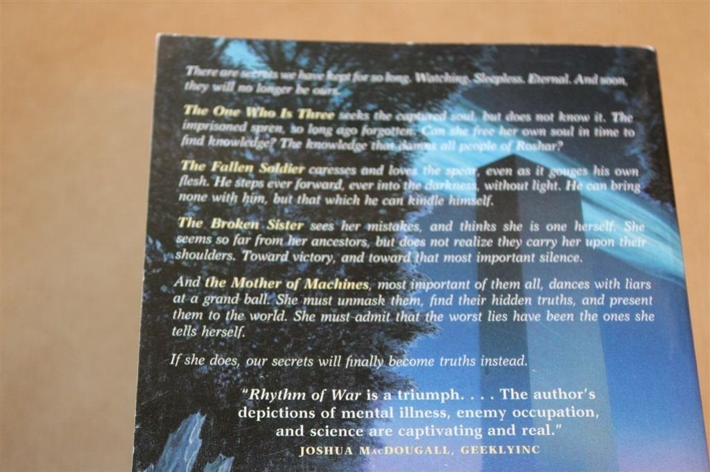 Rhythm of War — Brandon Sanderson, Stormlight Vol. 4, Ophalen of Verzenden, Zo goed als nieuw