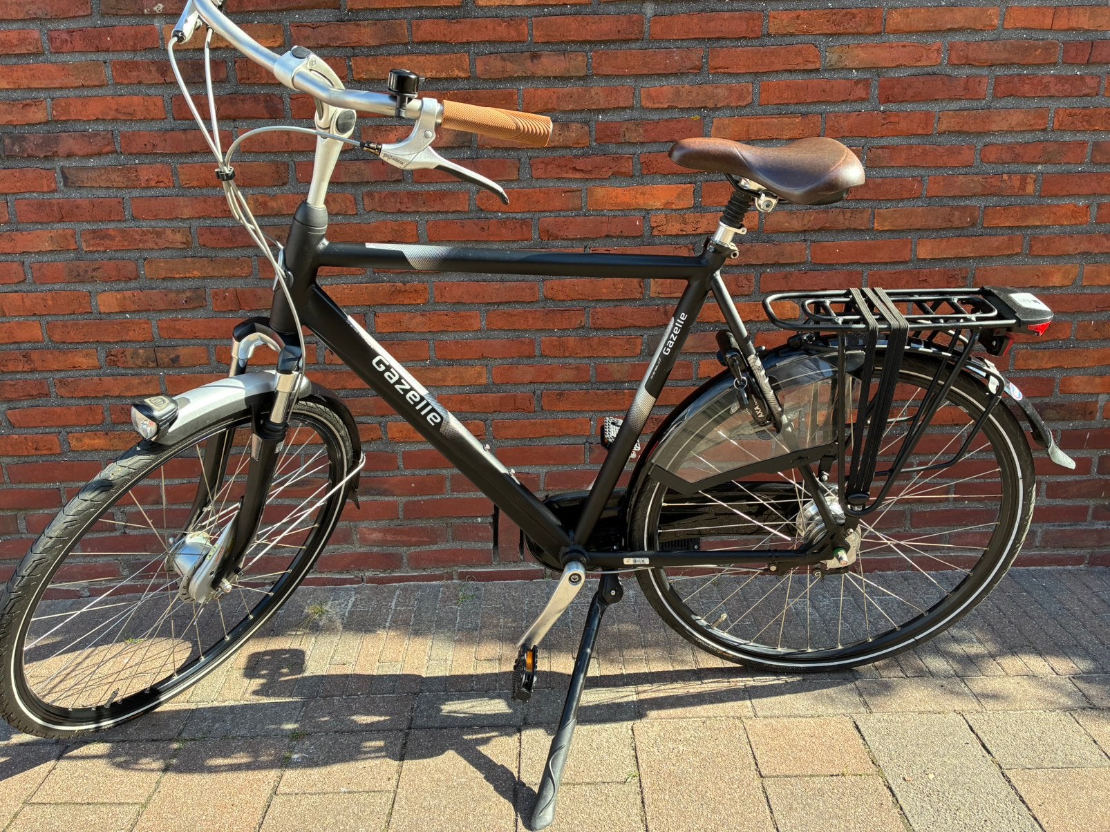 Gazelle herenfiets orange, Ophalen, Zo goed als nieuw, Gazelle, Versnellingen