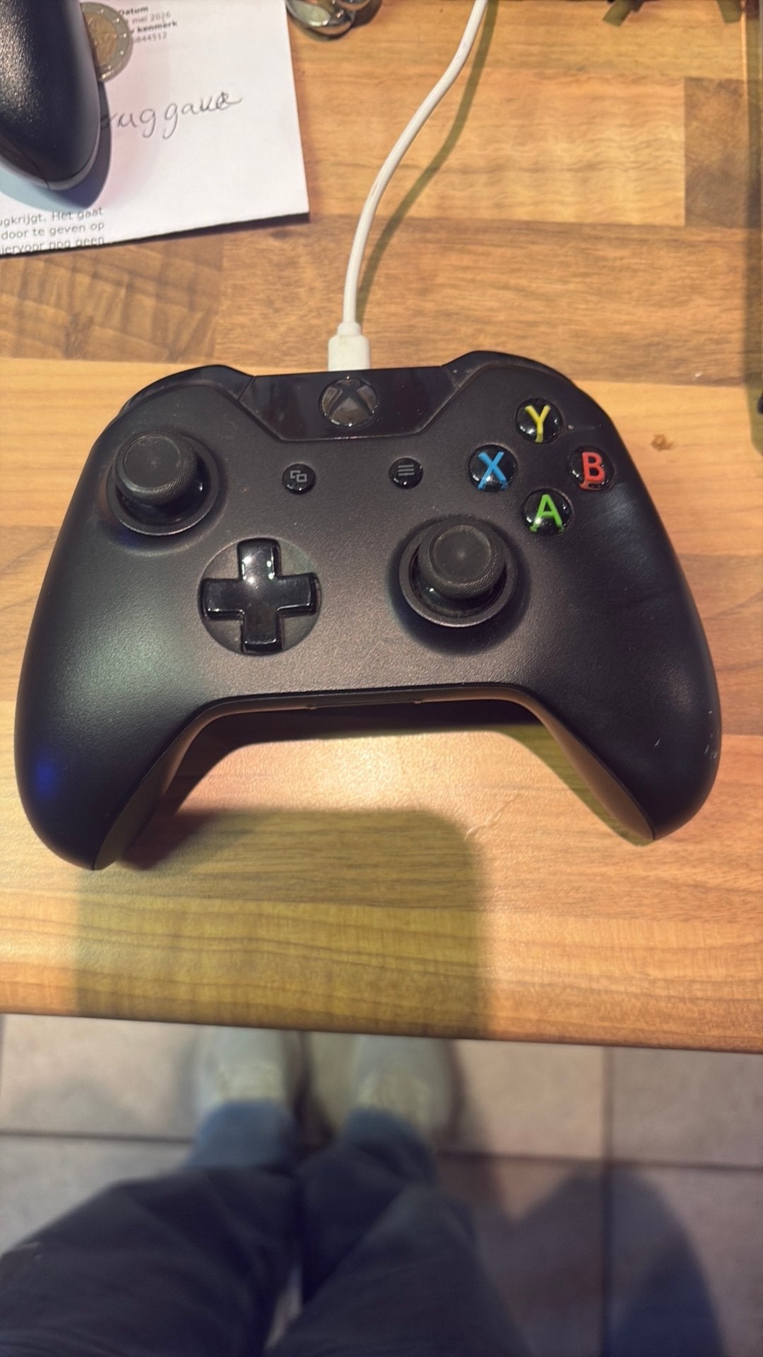 Xbox controller, Spelcomputers en Games, Ophalen of Verzenden, Zo goed als nieuw, Controller, Xbox Original
