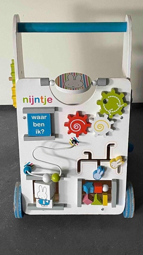 Nijntje houten babywalker loopwagen, Ophalen, Gebruikt, Duw- of Trekspeelgoed