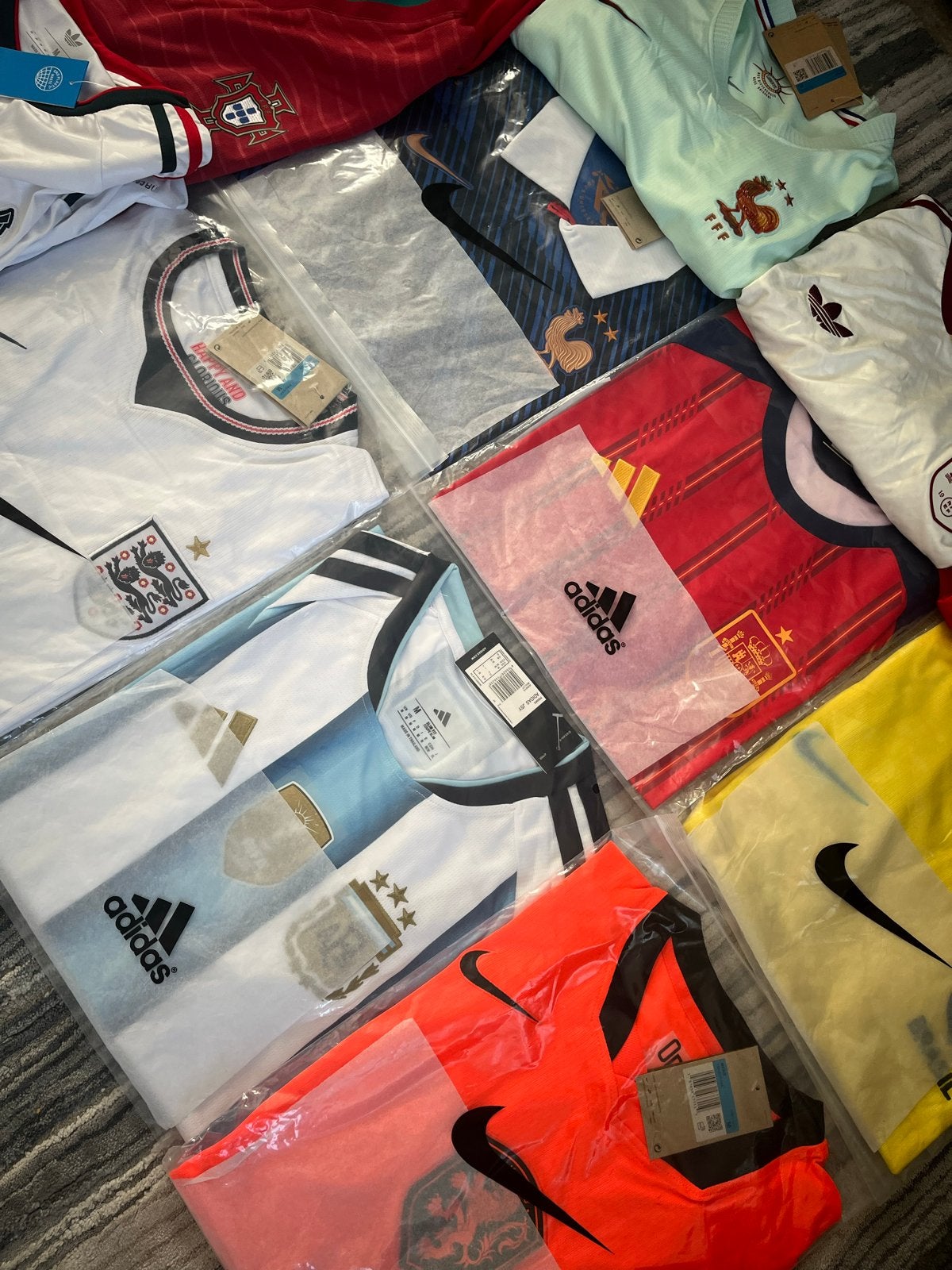 Voetbalshirts van diverse landen - Nieuw met labels, Overige kleuren, Nieuw, Overige maten, Ophalen of Verzenden