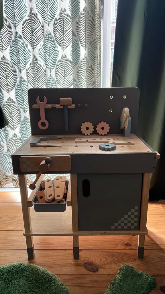Werkbank voor kinderen super leuke howa master werkbank, Ophalen, Gebruikt, Minder dan 70 cm, Bankschroef