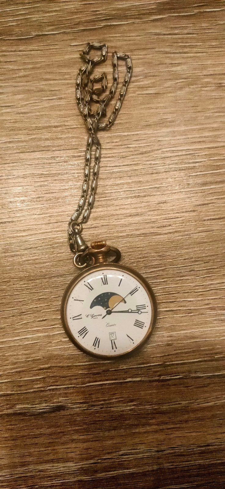 Zak horloge C. Govois paris quartz, Ophalen of Verzenden, Staal, Overige merken