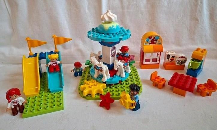 Duplo set 10841 Familie Kermis Familiekermis, Kinderen en Baby's, Speelgoed | Duplo en Lego, Ophalen of Verzenden, Zo goed als nieuw