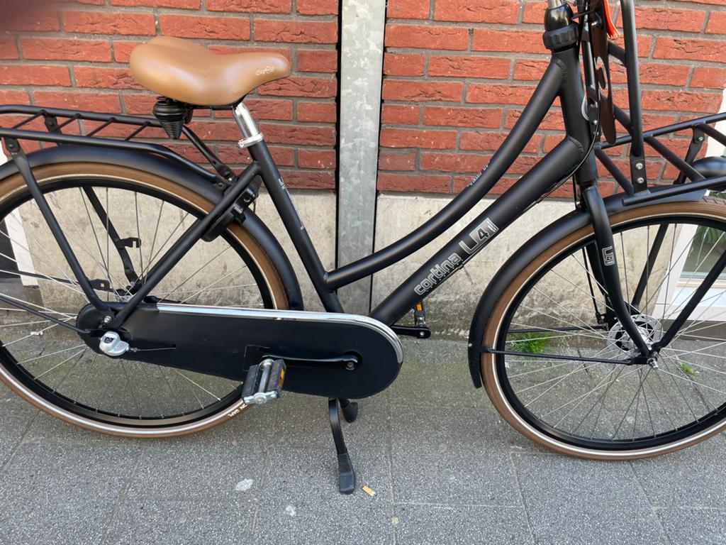 Cortina U4 Damesfiets - Zo goed als nieuw, Ophalen, Velgrem, Cortina U4 Transport, Versnellingen