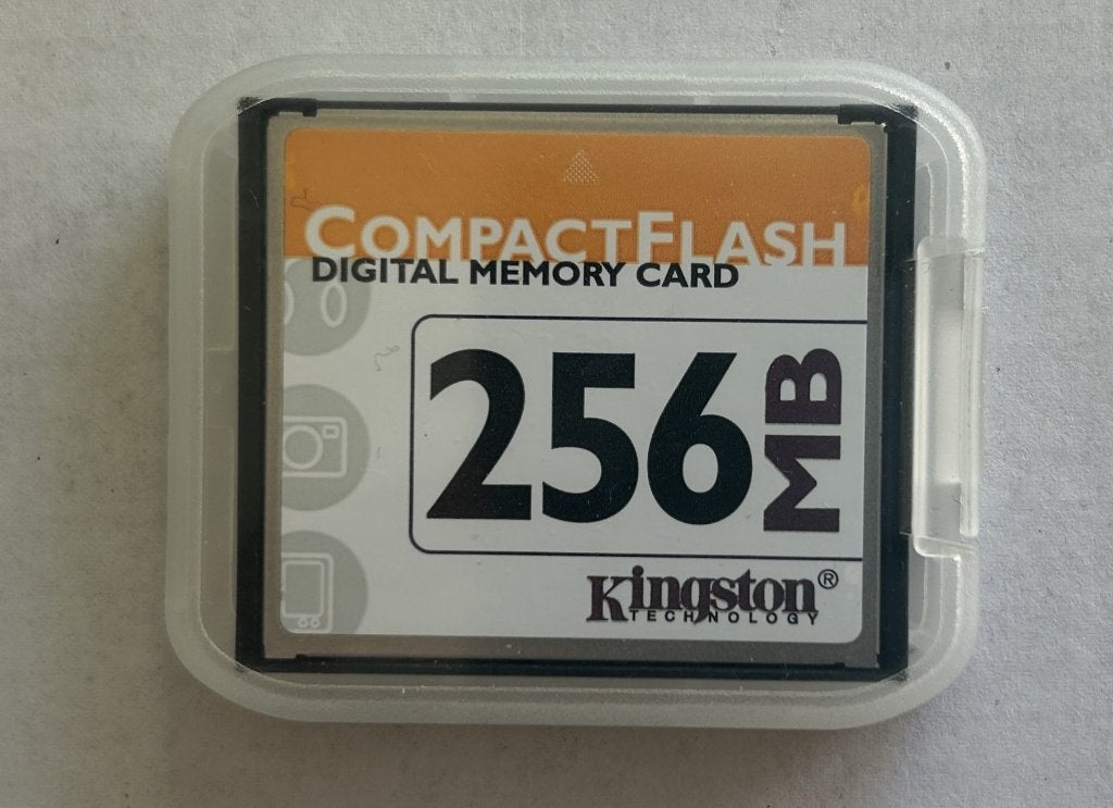Kingston CompactFlash (CF) kaart 256 MB, Audio, Tv en Foto, Kingston, Zo goed als nieuw, Minder dan 2 GB, Ophalen of Verzenden