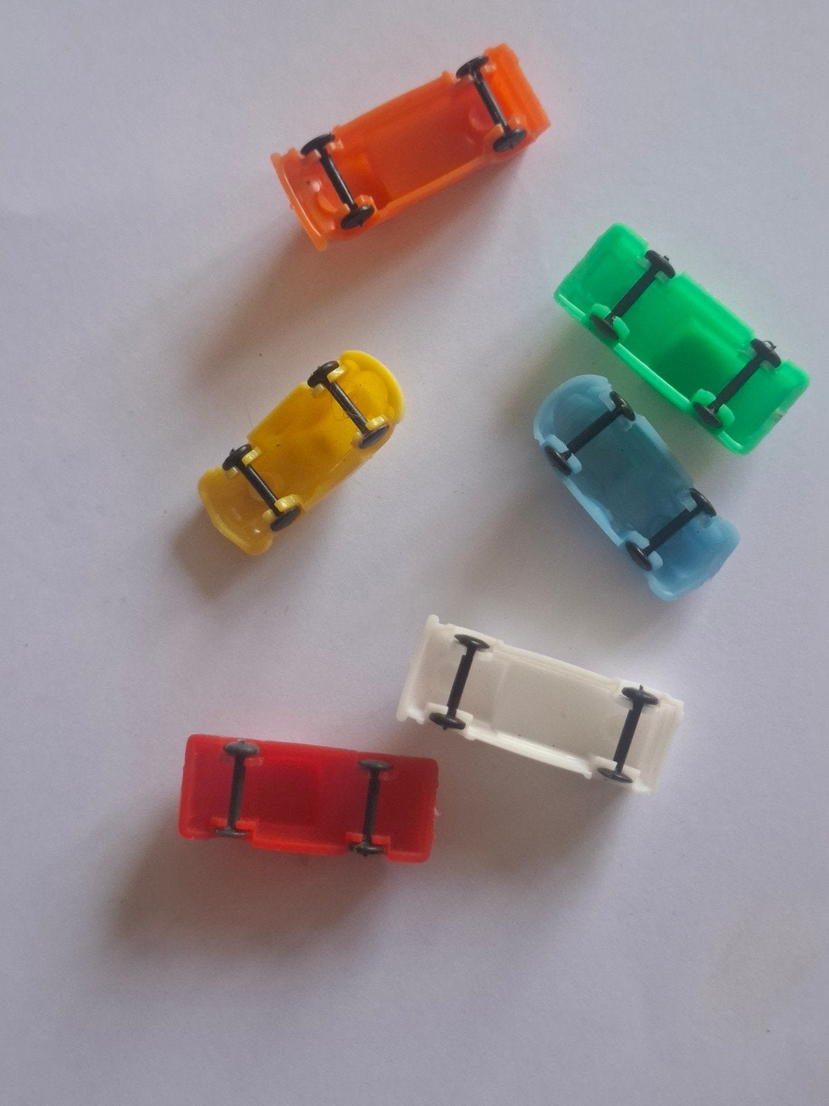 6 plastic autootjes retro, Verzamelen, Ophalen of Verzenden, Nieuw