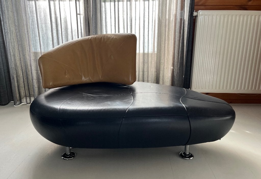 Leolux kikko chaise longue, Ophalen, Gebruikt, Eenpersoons, Design