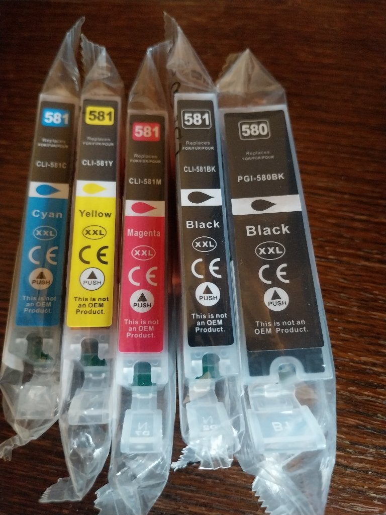 Inktpatronen voor Canon printer PGI580/CLI581, Ophalen of Verzenden, Nieuw, Cartridge, Compatibel