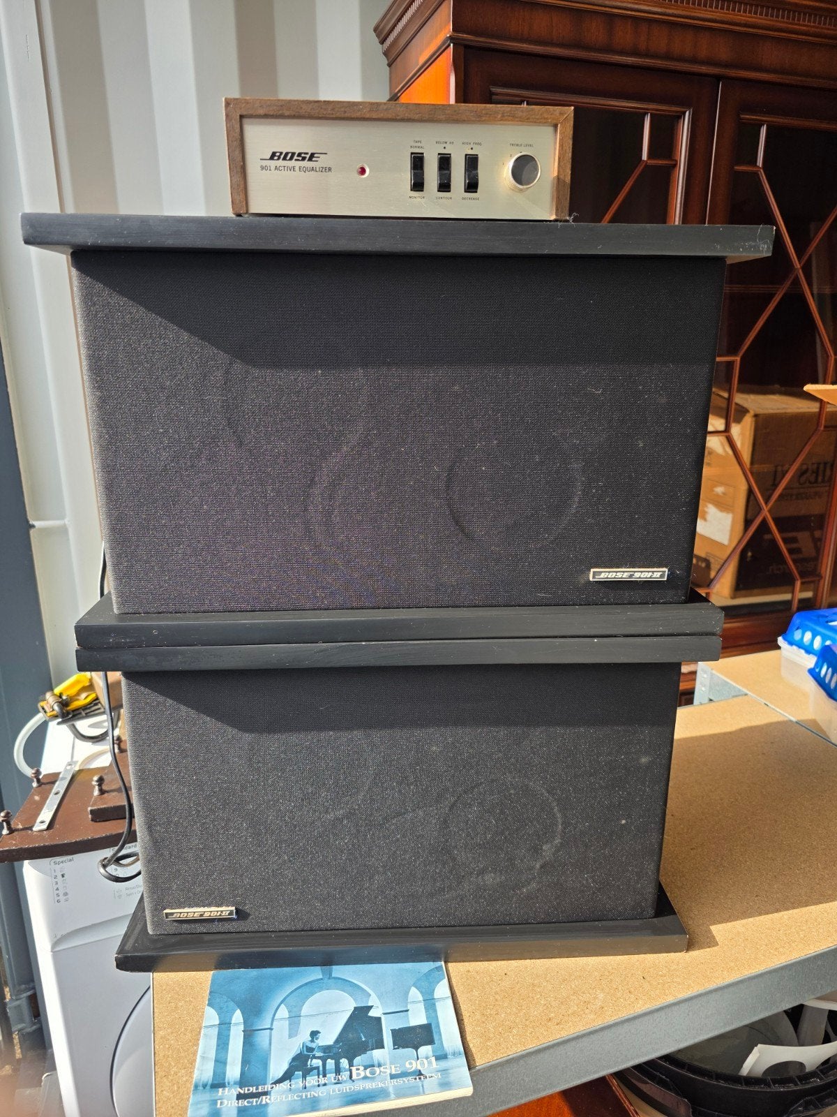 2x Bose 901 Direct/Reflecting Luidsprekersysteem Serie II, Stereo speakers, Gebruikt, Bose, Geschikt voor surround/home cinema