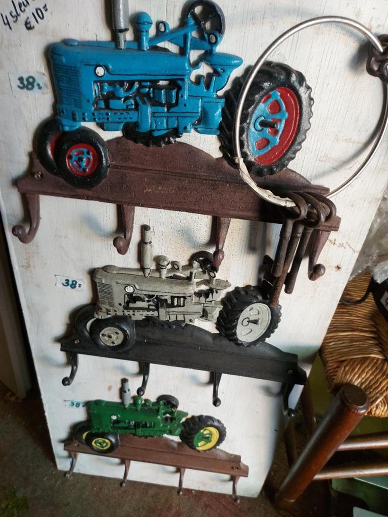 Kapstok trekker tractor vaderdag gietijzeroldtimer schlepper, Ophalen of Verzenden