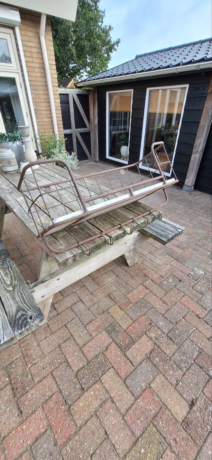 plantenrek brocante, Ophalen, Gebruikt, Metaal