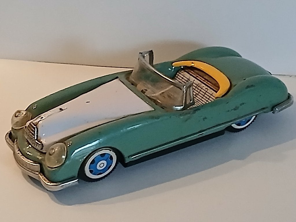 Vintage blikken auto Lucky Open, jaren 60, Verzamelen, Ophalen of Verzenden, Gebruikt