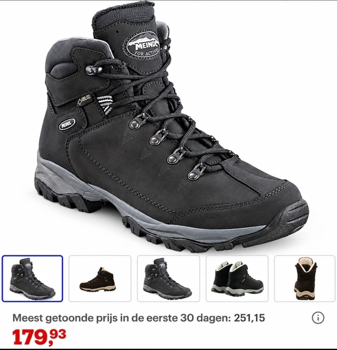 Foto 5 van Meindl wandelschoenen maat 8.5 - Zo goed als nieuw