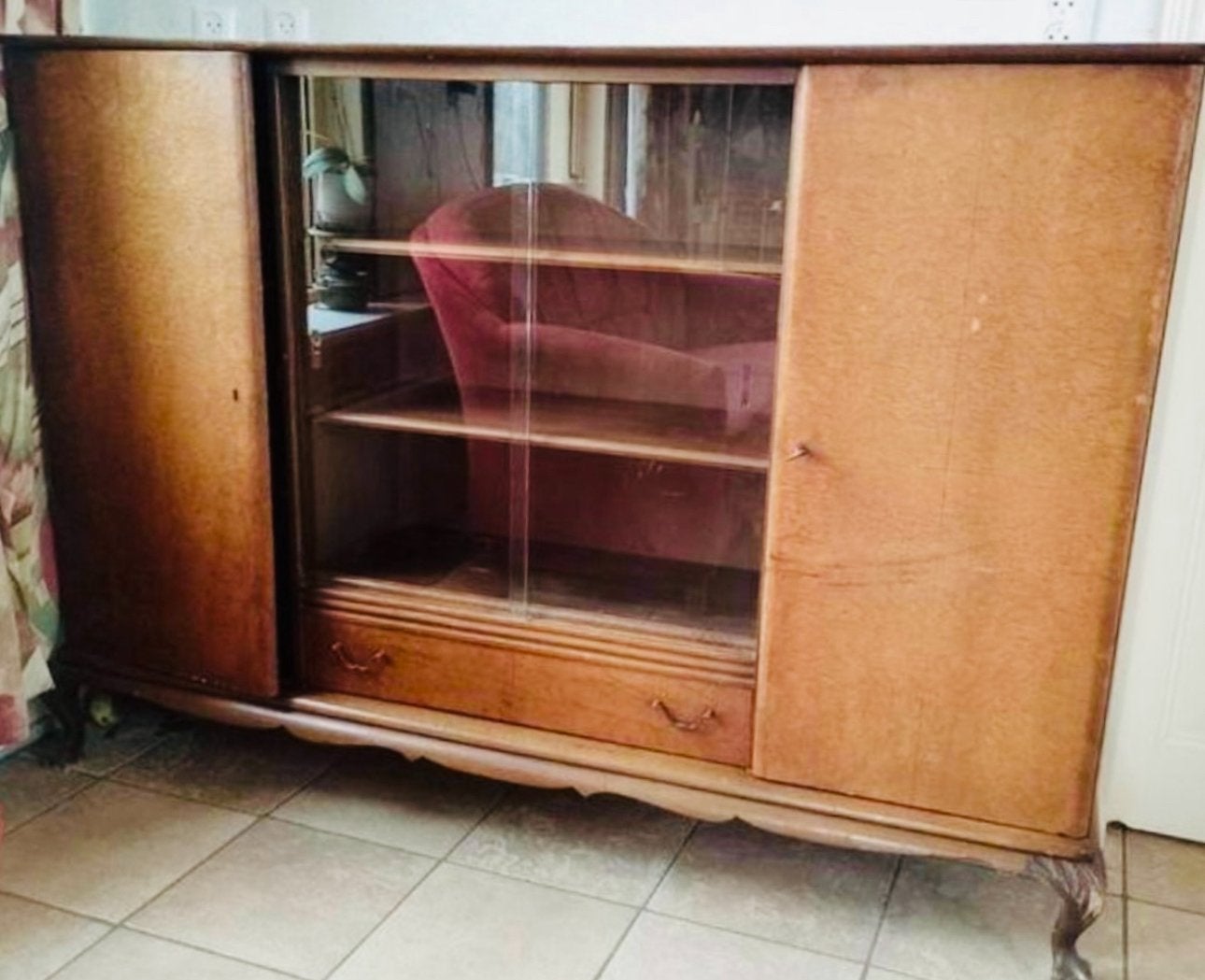 Antieke kast, Huis en Inrichting, Kasten | Dressoirs, Ophalen, Zo goed als nieuw, 25 tot 50 cm
