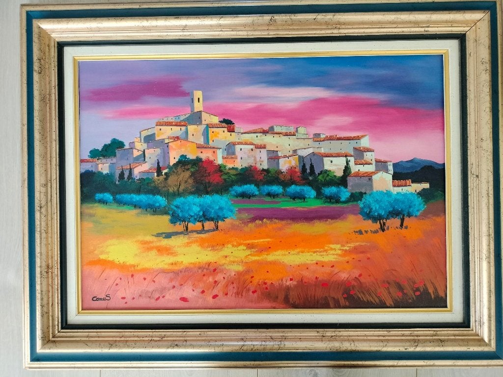 Camus - Dans la vallée, Huis en Inrichting, Ophalen, Gebruikt, 50 tot 75 cm, Schilderij