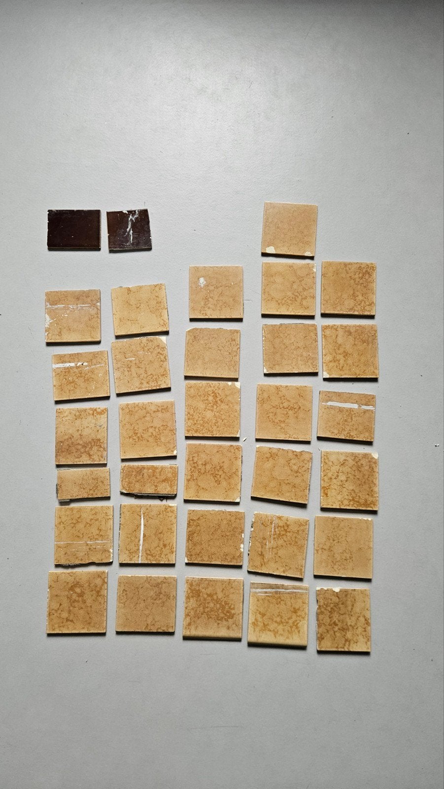 Oude tegels van een schouw, Ophalen, Gebruikt, Minder dan 20 cm, Minder dan 20 cm