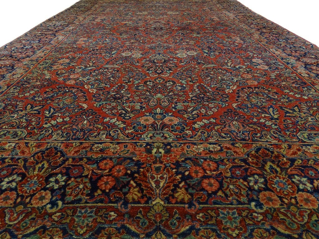 Perzisch tapijt - USA Sarouk - 475 x 266 cm - Handgeknoopt, Gebruikt, Antiek - Klassiek - Modern - Eclectisch, -, Verzenden