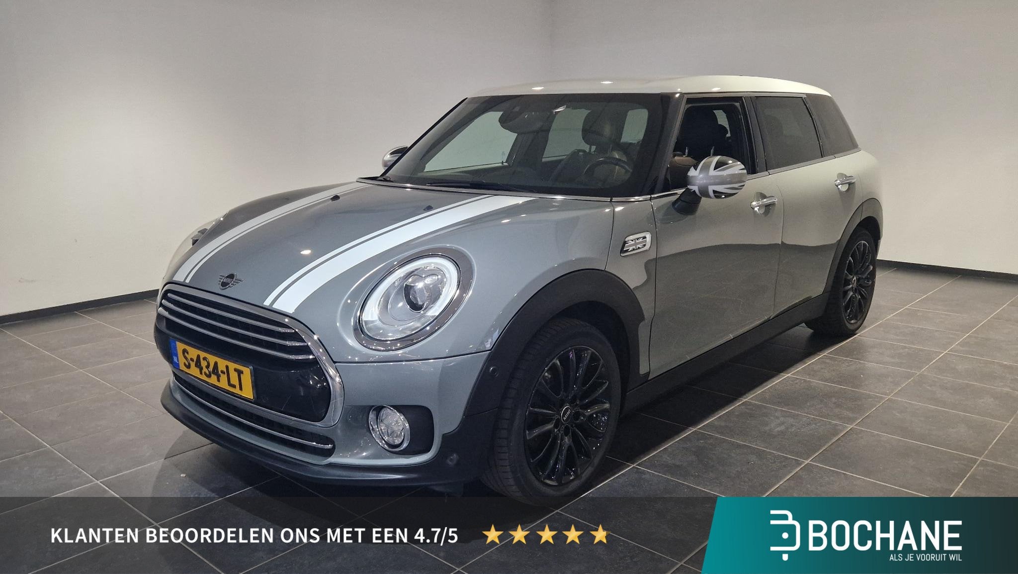 MINI Clubman 1.5 Cooper Chili | Leder | Navigatie | Trekhaak, Voorwielaandrijving, 136 pk, Gebruikt, Leder