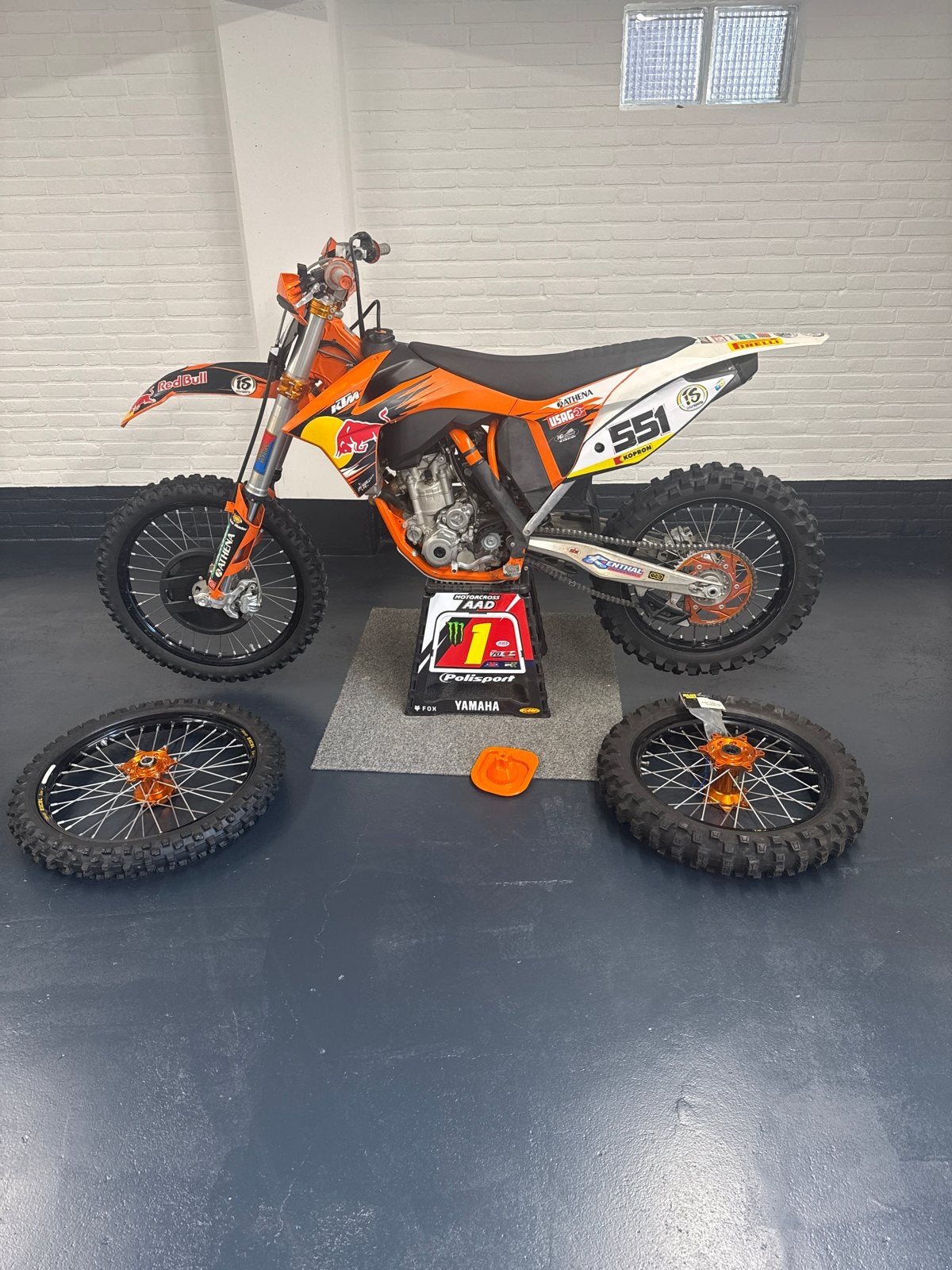 KTM Crossmotor - 350 cc weinig uren!!!!, Motoren, Motoren | KTM, Sportuitlaat, Gebruikt, Particulier, Crossmotor