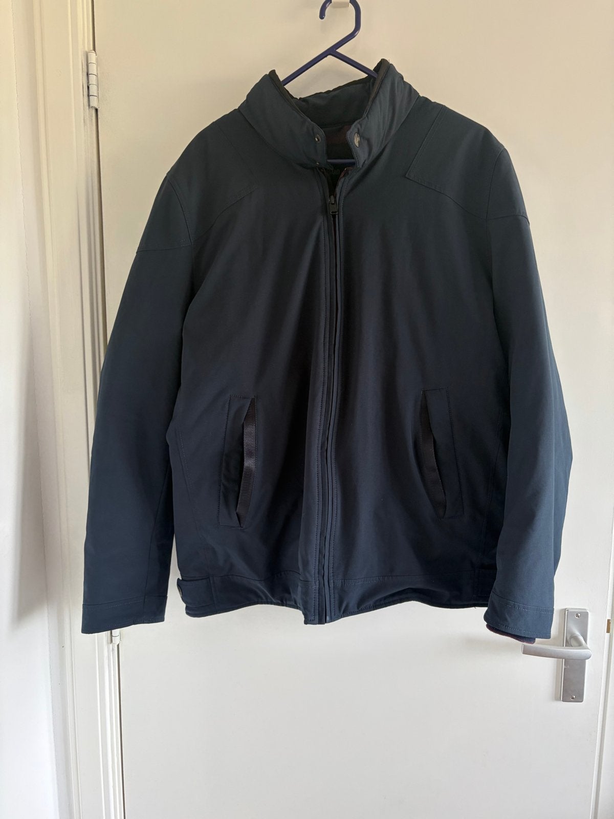 Vanguard Custom Racer Jacket - Donkerblauw - XXL, Ophalen of Verzenden, Gedragen, Overige maten, Blauw