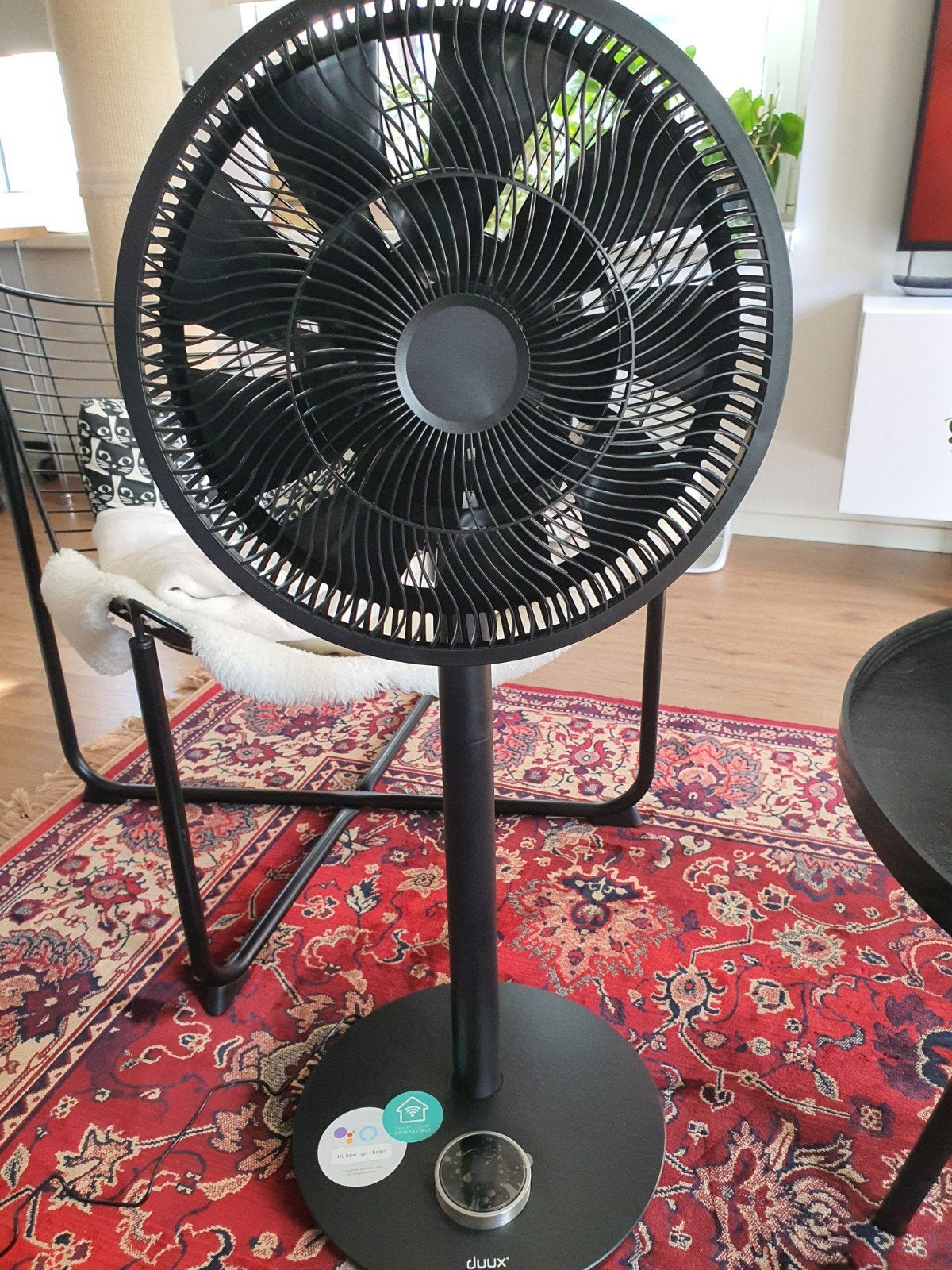 Duux Whisper Flex Smart Portable Ventilator Zwart, Witgoed en Apparatuur, Ventilatoren, Ophalen, Ventilator met afstandsbediening