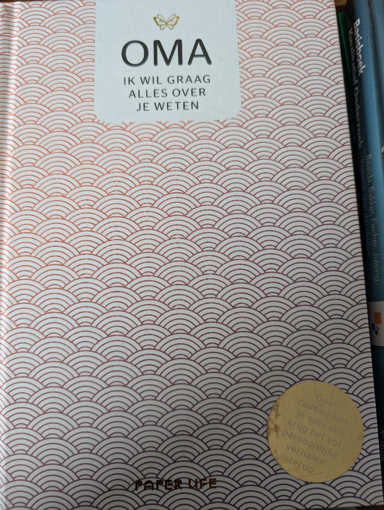 Invulboeken Oma en Opa - Paper Life (Nieuw / Onbeschreven), Ophalen of Verzenden, Nieuw