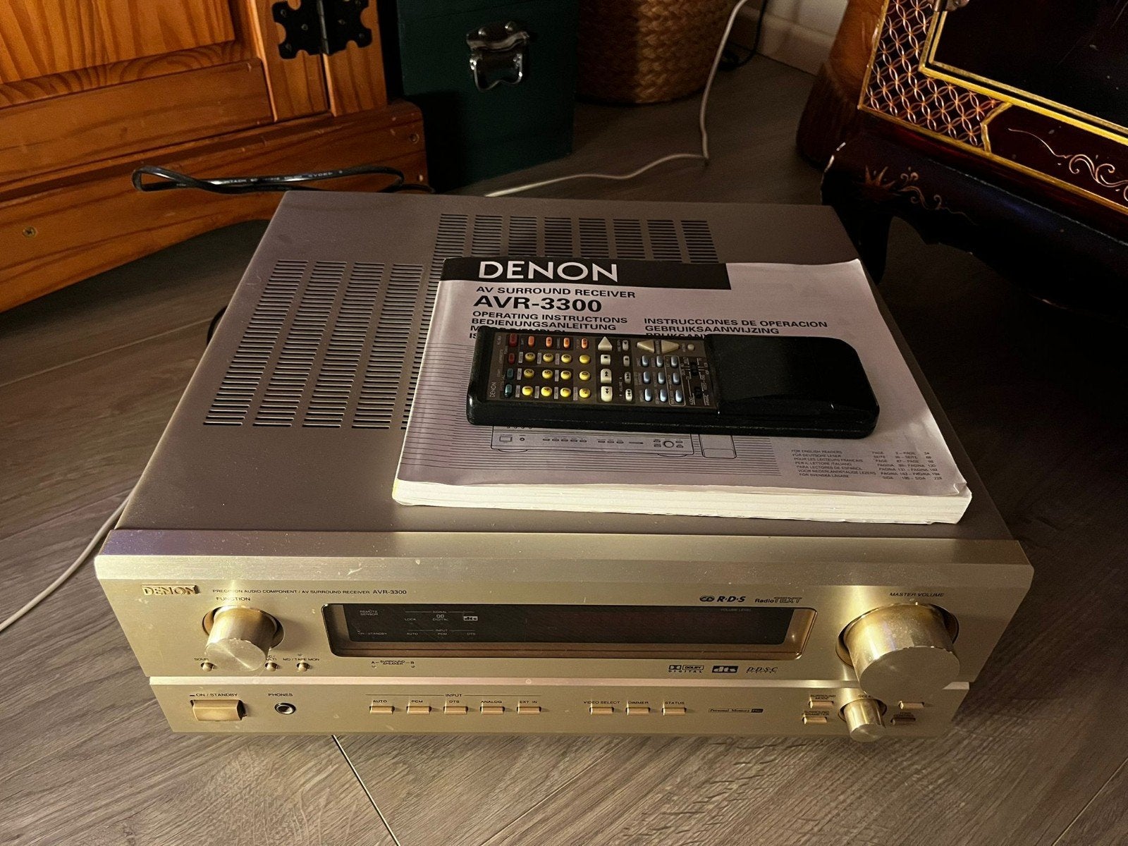 Denon AVR-3300 AV 5.1 Surround Receiver - met een DEFECT, Audio, Tv en Foto, Versterkers en Receivers, Ophalen, Gebruikt, Denon