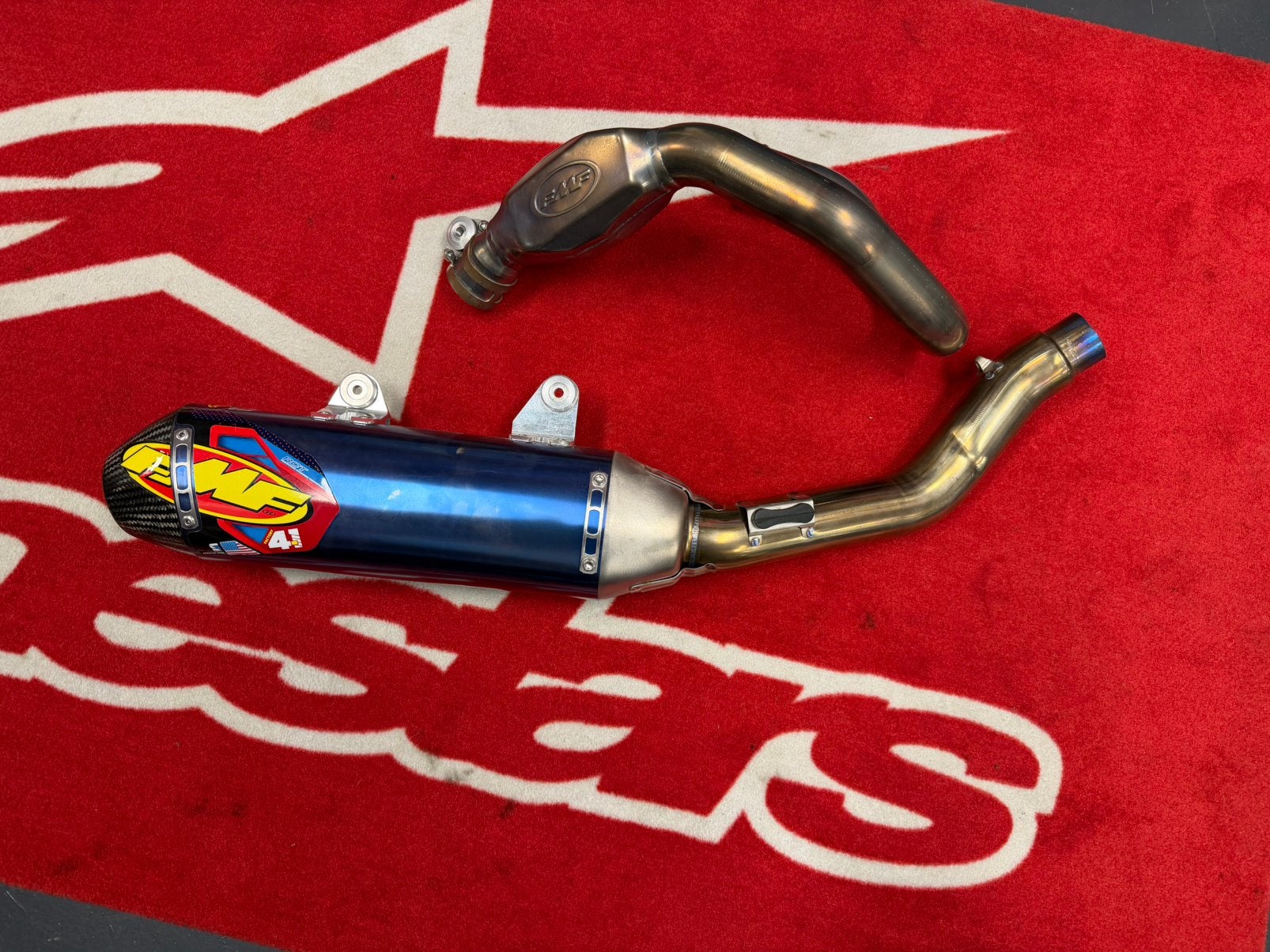 FMF Factory 4.1 RCT Full Titanium KTM / Husqvarna / GASGAS, Ophalen, Fmf@fmf, Fmf, Zo goed als nieuw