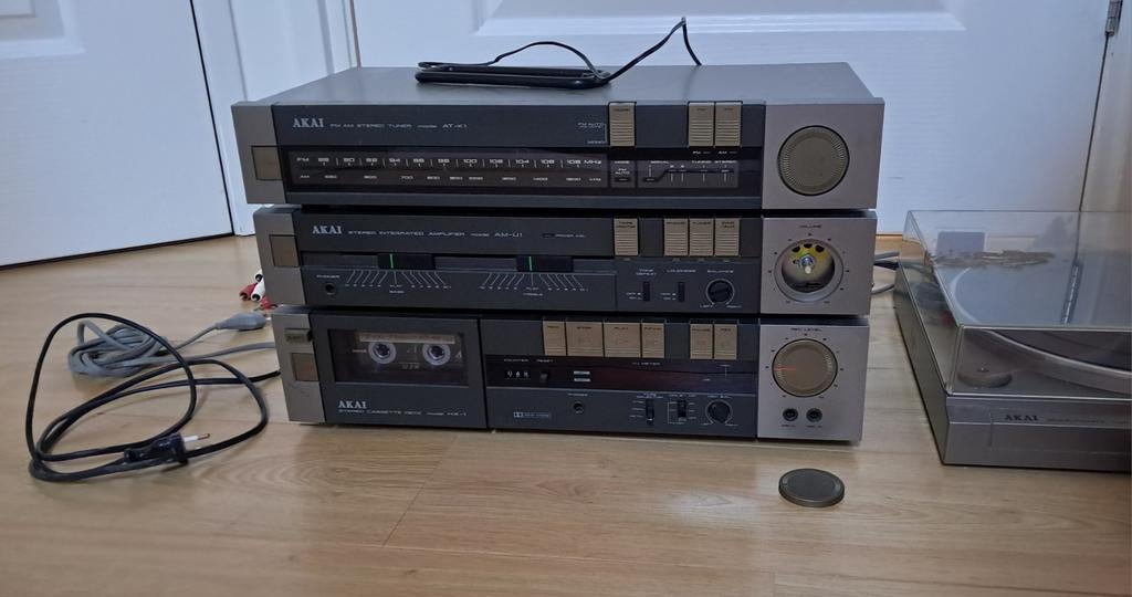 AKAI stereo installatie - vintage, Audio, Tv en Foto, Stereo-sets, Ophalen of Verzenden, Gebruikt, Tuner of Radio, Akai