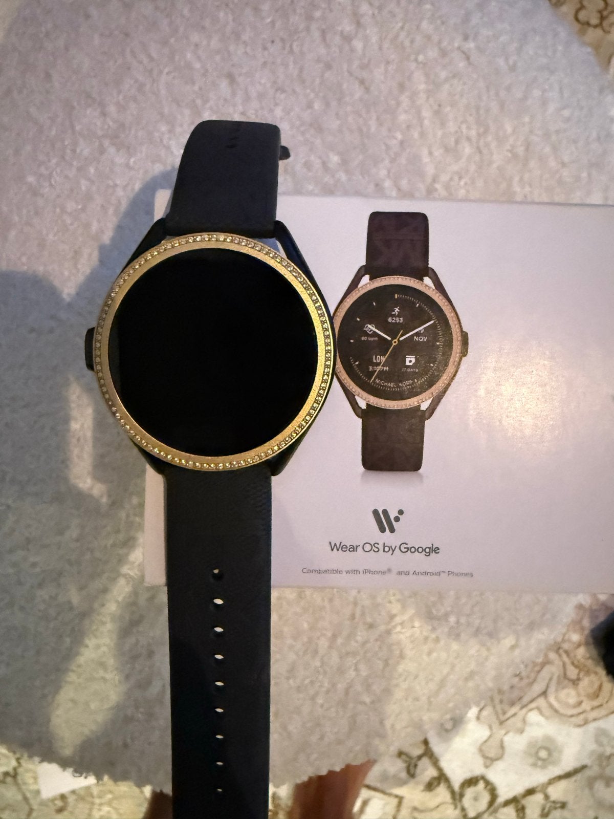 Michael Kors Access Smartwatch - Zwart/Goud, Ophalen of Verzenden, Zo goed als nieuw, Zwart, Android
