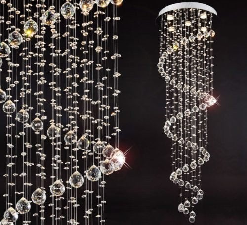 Kroonluchter kristallen Plafondlamp Hanglamp 2018-1002235800, Ophalen of Verzenden, Nieuw
