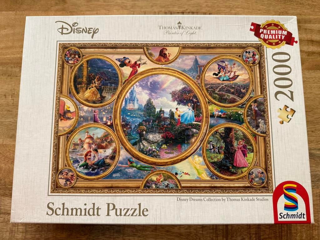 2000 stukjes puzzel Disney dreams collection 968x692mm, Ophalen of Verzenden, Meer dan 1500 stukjes, Zo goed als nieuw