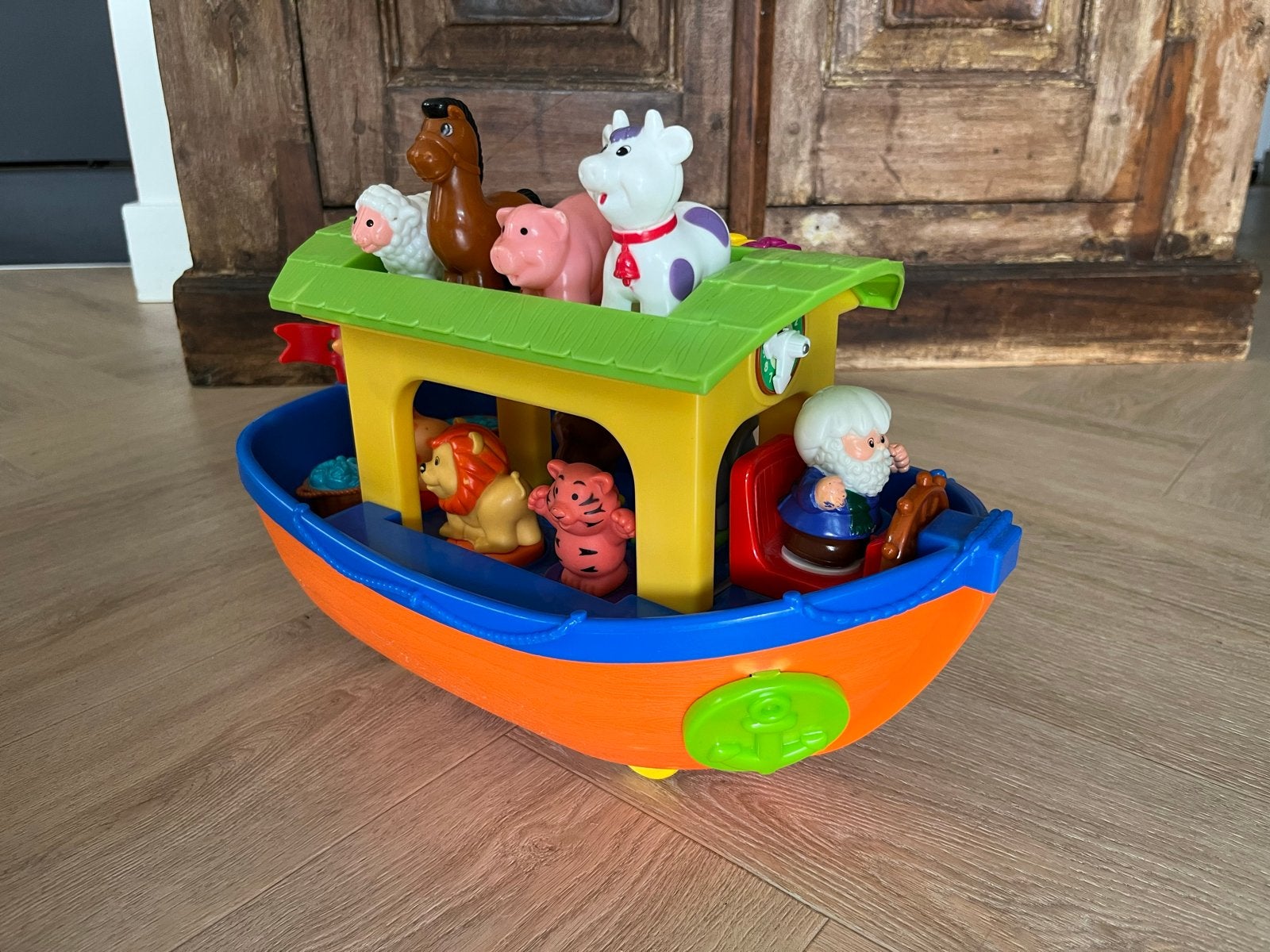 Big Steps Noah's Ark met dieren, Ophalen of Verzenden, Gebruikt, Overige typen