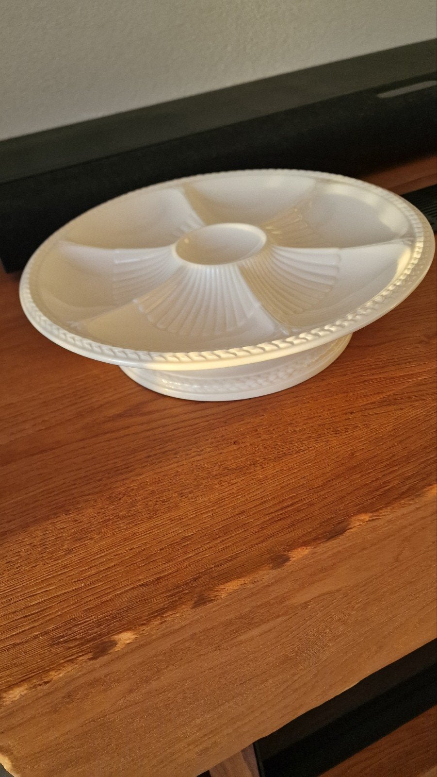 Edme oesterschaal/ partyschaal/ snackschaal/ vakjesschaal, Ophalen of Verzenden, Schaal of Schalen, Zo goed als nieuw, Wedgwood