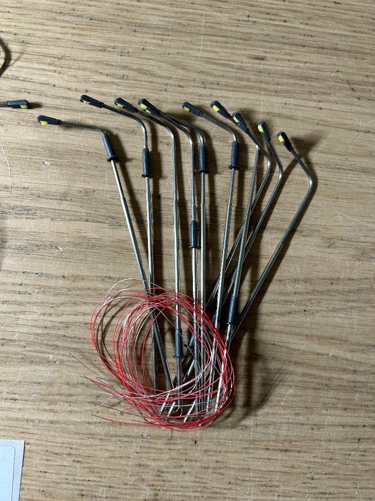 20x Modelbouw Staartlantaarns, Ophalen of Verzenden, Zo goed als nieuw, 1:50 of kleiner