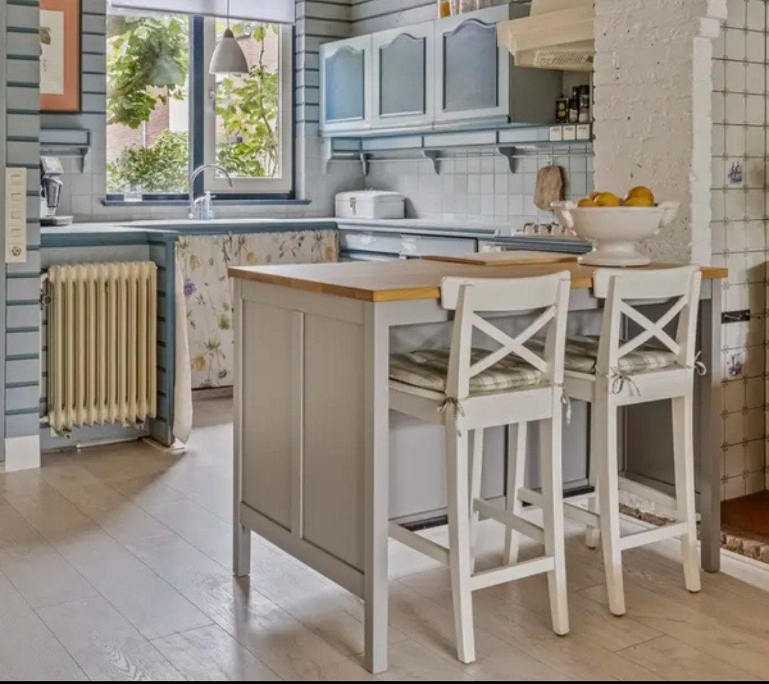 Ingolf barkrukken van Ikea 2 stuks, 2 krukken, Ophalen of Verzenden, 60 tot 90 cm