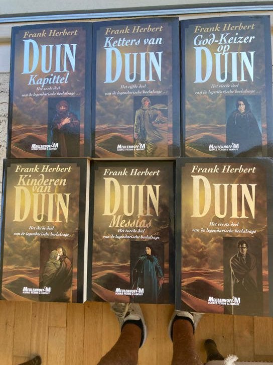 Dune Saga Complete Set - Frank Herbert (6 boeken), Ophalen of Verzenden, Zo goed als nieuw