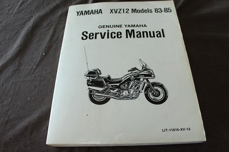 Yamaha XVZ12 models 1983 -1985 motorcycle service manual, Ophalen of Verzenden, Yamaha