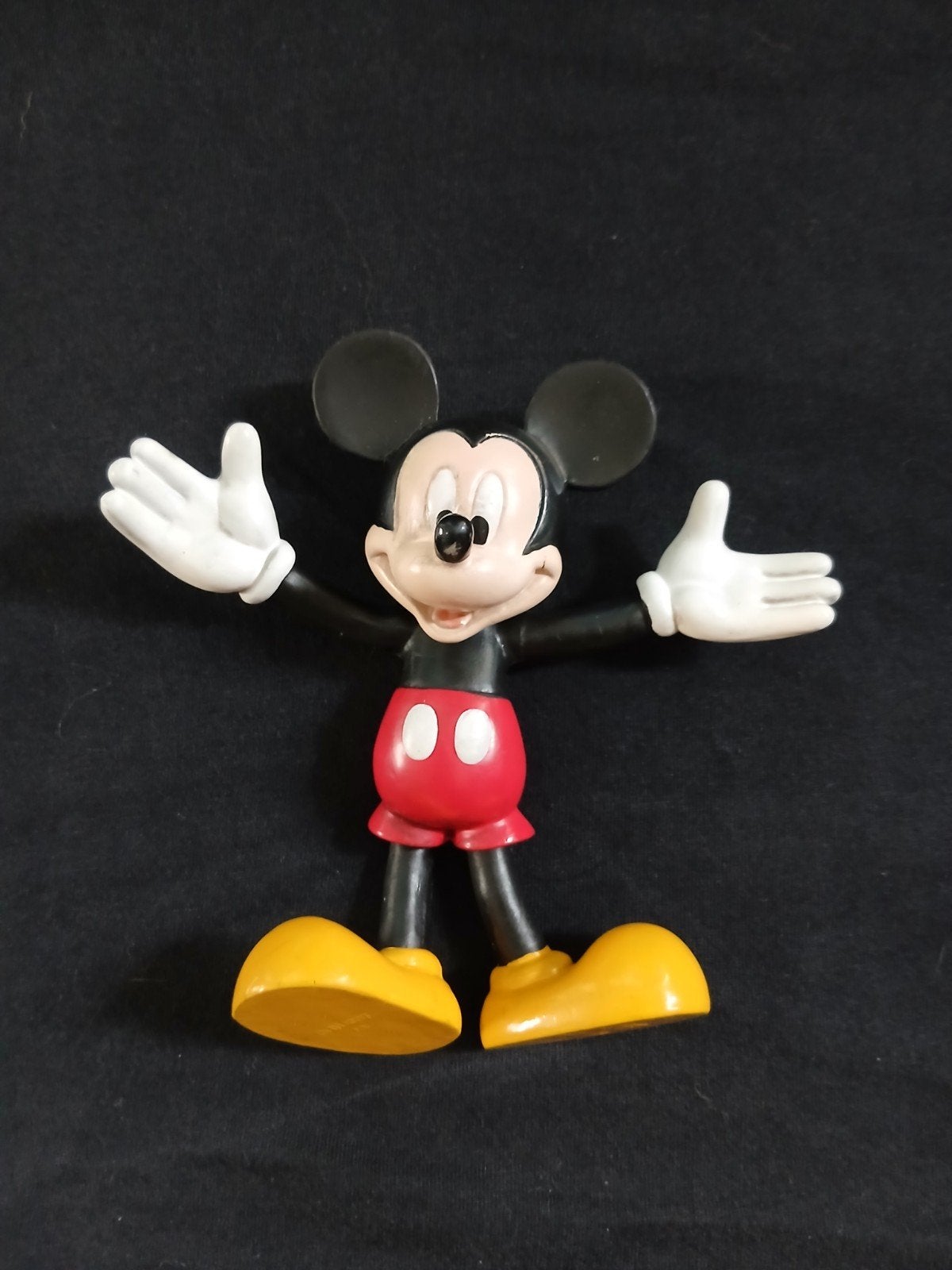 Vintage Mickey Mouse Beeldje - Disney Figuur, Verzamelen, Ophalen of Verzenden, Mickey Mouse, Gebruikt, Beeldje of Figuurtje