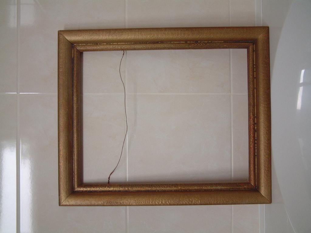 Grote antieke houten lijst ca 60 bij 50 cm, Ophalen, Gebruikt, 50 tot 75 cm, 50 tot 75 cm