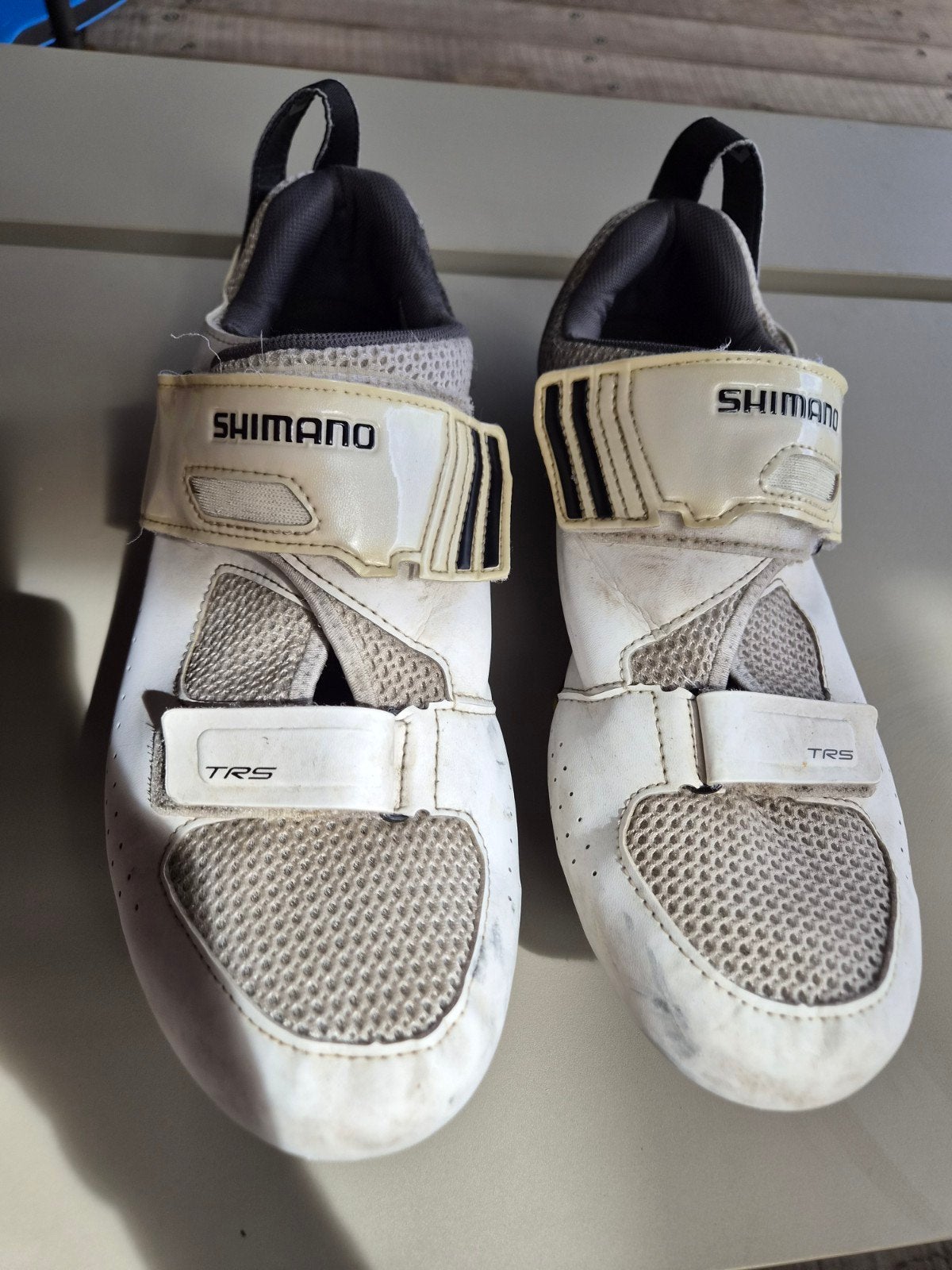 Shimano Dynalast wielrenschoenen met Shimano SM SH11 - 48, Gebruikt, Dames, Schoenen, Overige maten