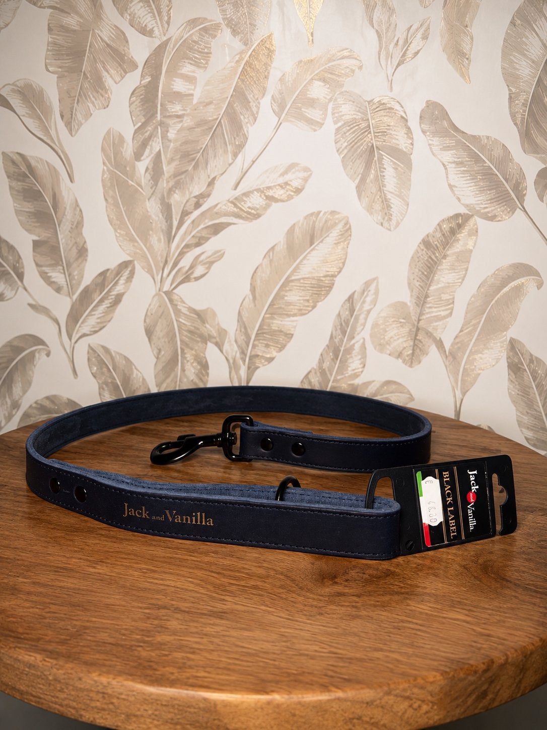 Jack & Vanilla Black Label – Leren Hondenriem Blauw, Ophalen of Verzenden, Nieuw