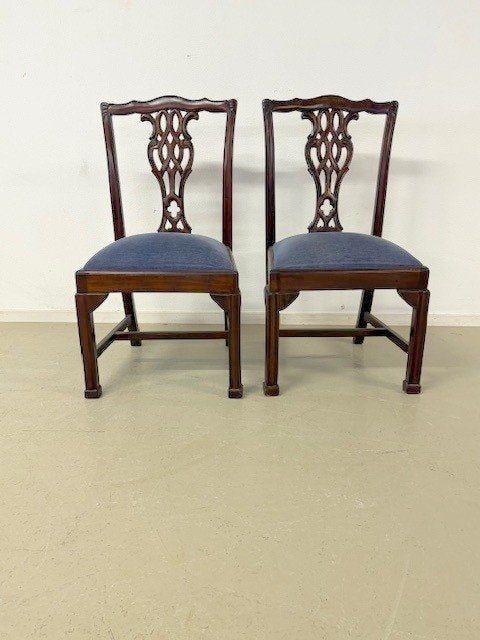 Mooie klassieke Engelse eetkamerstoelen van Jeantique, Huis en Inrichting, Ophalen, Hout, Gebruikt, Twee