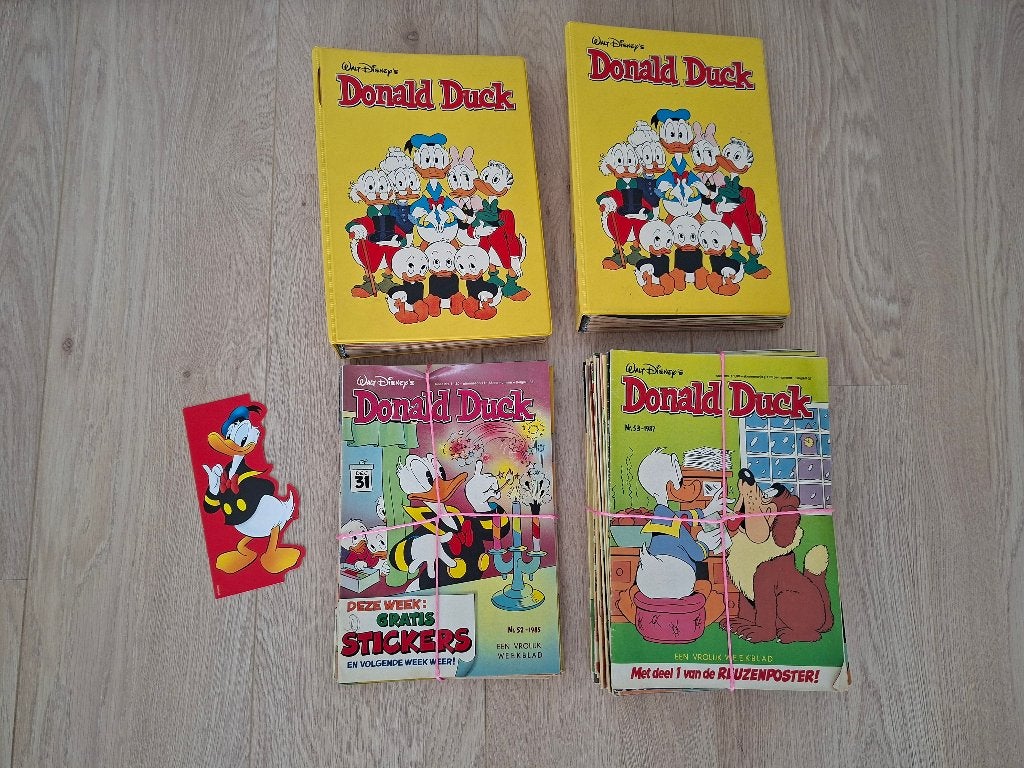 Donald Duck weekblad jaargang 1985, 1986 en 1987, Boeken, Stripboeken, Gelezen, Complete serie of reeks, Ophalen of Verzenden